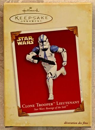 Hallmark Christmas Holiday Keepsake Ornament 2005 Star Wars Clone Trooper