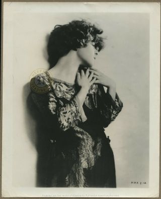 Vintage Actress Photograph: Alla Nazimova C.  1920s