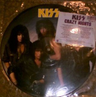 Kiss Crazy Nights Picture Disc Limited Edition Vinyl Lp Record