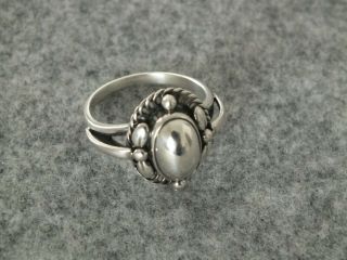 Vintage Georg Jensen Sterling Silver Moonlight Blossom Ring No 1a Denmark