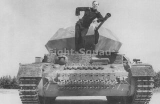 Ww2 Picture Photo German Ostwind Anti Aircraft Gun Based On Panzer Iv Tank 3532