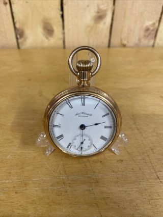 1879 Vintage Am Watch Co.  C.  W.  C.  Co.  Waltham " Pocket Watch Rare