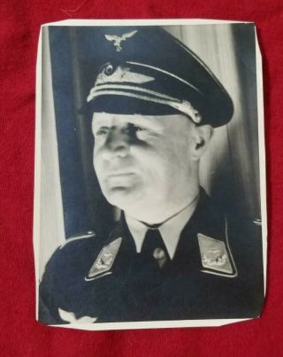 Wwii Ww2 German Military Luftwaffe Officers Portrait Photo Photograph Postcard