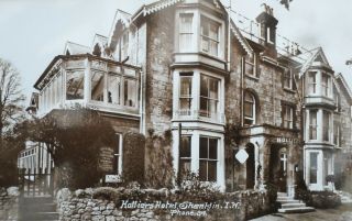 Shanklin - Holliers Hotel Isle Of Wight Iow Vintage Postcard