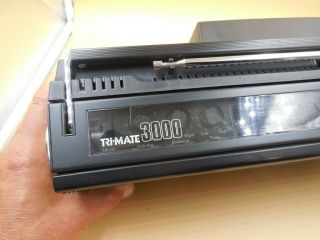 VINTAGE SHARP TRI - MATE 3000 TV - AM/FM RADIO STEREO MICROCASSETTE RECORDER BOOMBOX 5