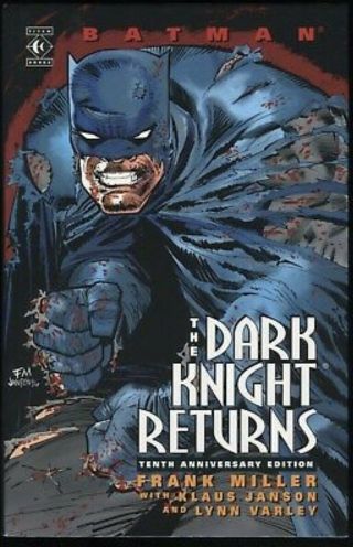 Batman The Dark Knight Returns 10th Ann Hc Titan Books Uk Variant Frank Miller