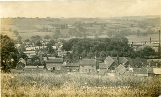 Belper - View From The Fleet - Old Real Photo Postcard