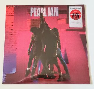 Pearl Jam Ten Purple Vinyl Limited Edition Exclusive Record Eddie Vedder
