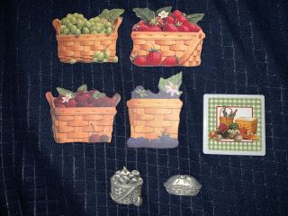 Set Of 7 Longaberger Magnets