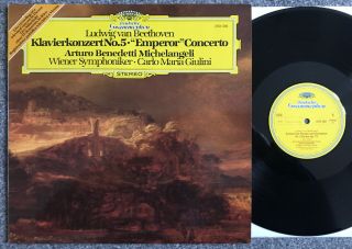 Beethoven - Piano Concerto No.  5 Emperor - Michelangeli - Dg Stereo Lp - 2531 385