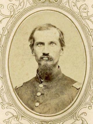 Civil War Cdv Union Lieutenant By Balch Of Memphis Tennessee