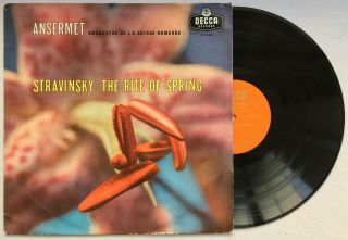 Ansermet / Osr / Stravinsky The Rite Of Spring U.  K.  Decca Lxt 5388 Ex/vg,