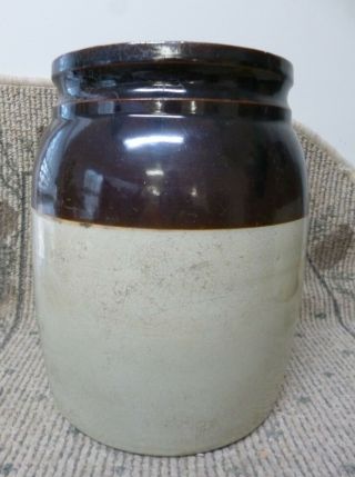 Antique E.  Swasey & Co.  2 Gallon Stoneware Preserve Jar with Lid 2