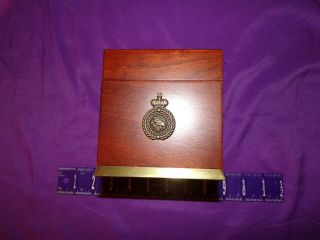 1996 The Bombay Company Cherry Wood Box Well Made Perfect For Desktop