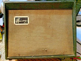 Vintage Harmony H303a Tube Guitar Amp Amplifier Speaker Is Good,  Hums