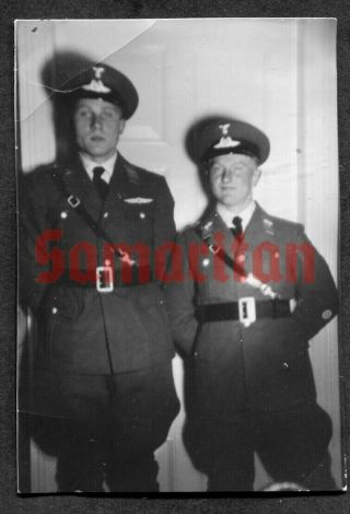C4 Ww2 German Wehrmacht Police Officers Dressed In Uniform Photo