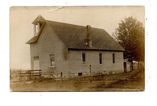 Lakeview,  Michigan,  Methodist Church Old Real Photo Postcard