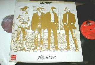 Slade - Play It Loud,  Rare 1970 Uk Debut Lp / Inner