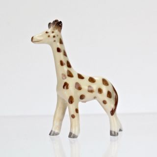 Vintage Metzler & Ortloff Miniature Giraffe Porcelain Figurine - Pc