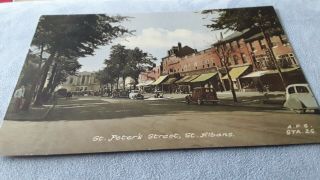 St Albans Market,  St Peters Street Woolworth Shop,  Old Cars,  Friths Pc
