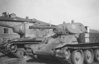 Ww2 Picture Photo Photo German Troops And Tiger Tank In Kursk 3480