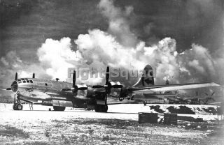Ww2 Picture Photo Us Bomber B - 29 Enola Gay Mariana Isl Before Atomic Attack 3504