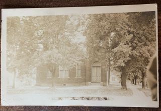 Old 1913 Real Photo Postcard First Baptist Church Sturgeon Missouri Mo