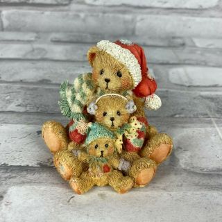 Cherished Teddies Theodore Samantha Tyler Christmas Bear Family Figurine 950769
