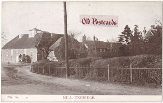 Mill,  Uxbridge - Old Middlesex Postcard (ref 7086/19 B02)