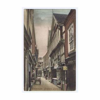 Leominster Drapers Lane,  Old Postcard By Frith Postally 1906