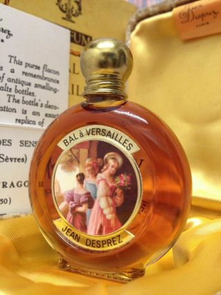 Vintage Rare 60 - 70s Bal A Versailles Full 1/2 Oz 15 Ml Pure Parfum Jean Desprez