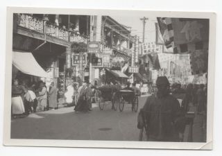 Shanghai 1929 Photo China Street Scene Nanking Road Details 3 (from 6)
