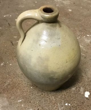 Antique Vintage Ovoid Stoneware Jug Charlestown