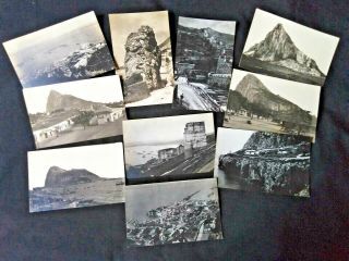 Gibraltar Ten Vintage Rp Postcards