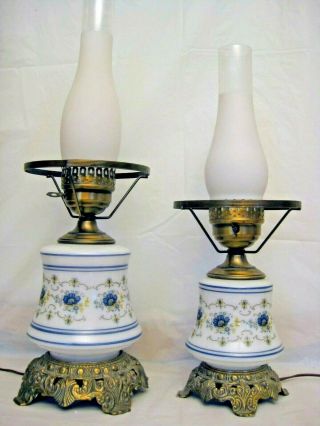 Quoizel Abigail Adams Antique Brass Table Lamps - A Pair