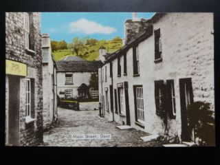 Cumbria: Dent,  Main Street,  Showing Dragon Coffee Bar,  Old Postcard
