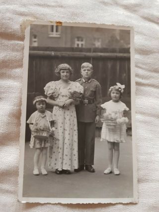 Ww2 Military German Photo Postcard Youth Wehrmacht