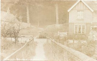 " Shiplake Bottom,  Peppard " Old Sepia Real Photo Postcard.  Posted C1915