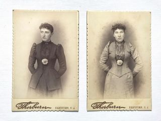 Antique Cabinet Photos Ladies With Flowers Hightstown Nj Thorburn
