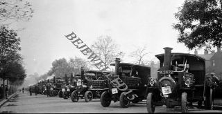 Old Negative.  Fleet Of Steam Traction Engines.  J.  Lawton Livery.  1920.  0190