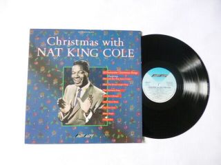 Nat King Cole Christmas With 1988 Uk Festive Vinyl Lp But Plays Tidy