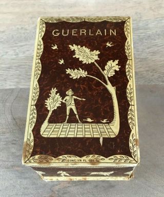 Vintage Guerlain Paris Perfume Bottle w/Box L ' Heure Bleue 1.  25 fl oz Empty - 4 