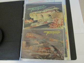 Early Vintage Fleischmann Ho Train Catalogues 1953 To 1965/6