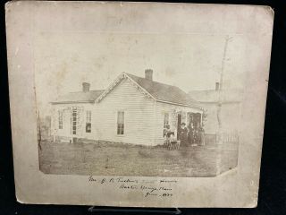 1880 Cabinet Photo Baxter Springs,  Kansas,  Mr J.  R.  Tucker 