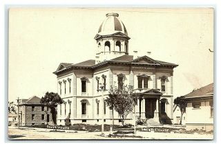 Vintage Postcard Rppc Courthouse Court House Salinas California E20