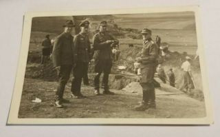 Ww2 Wwii German Army Officers Group Portrait Photo Photograph 1944