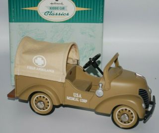 1999 Hallmark Kiddie Car Classics Ltd Ed 1941 Garton Field Ambulance 12051/39500