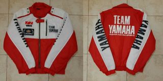 Team Yamaha Racing Jacket Red Vintage 1980/1990 Italy/japan Moto