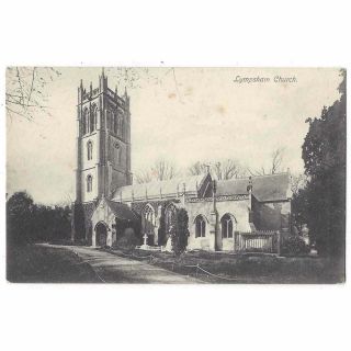 Lympsham Church,  Somerset,  Old Postcard By Montage Cooper