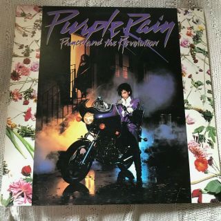 Prince And The Revolution - Purple Rain Soundtrack 1984 Warner Bros.  Lp W/ Poster